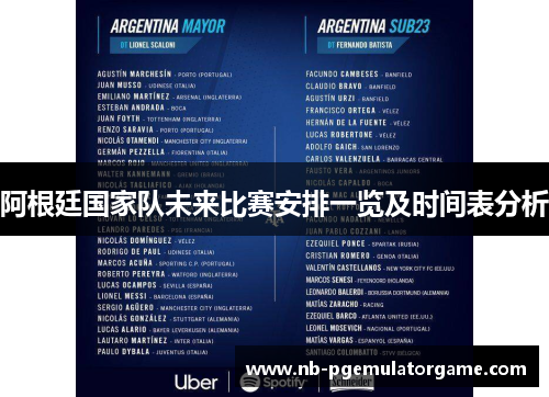 阿根廷国家队未来比赛安排一览及时间表分析